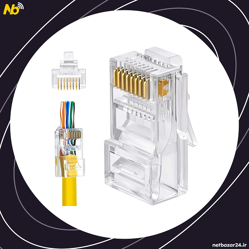 سوکت شبکه CAT6 مدل OPEN END