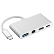 تبدیل 4 کاره TYPE C به USB ،HDMI ،TYPE C ،LAN