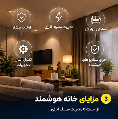 مزایای خانه هوشمند؛ از امنیت تا مدیریت مصرف انرژی