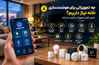 چه تجهیزاتی برای هوشمندسازی خانه نیاز داریم؟
