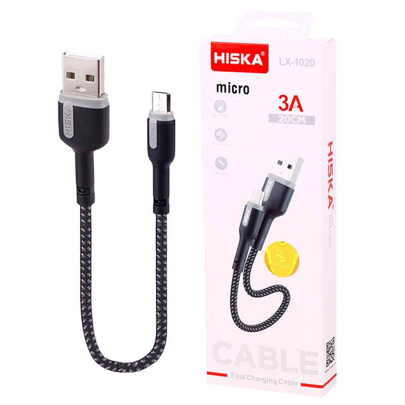 کابل تبدیل USB به MicroUSB هیسکا Hiska مدل LX-1020