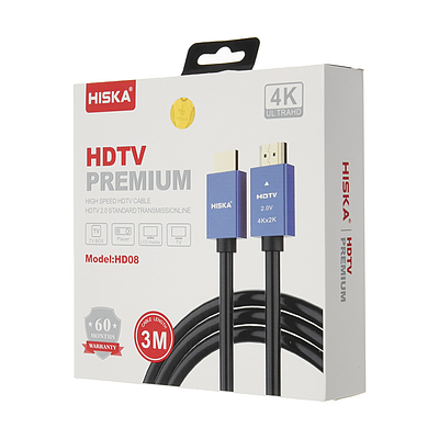 کابل HDMI هیسکا مدل HD08 طول 3 متر