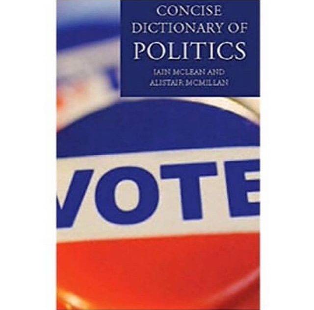 Concise Dictionary of Politics