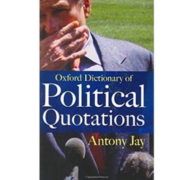 Oxford Dictionary of Political Quotations