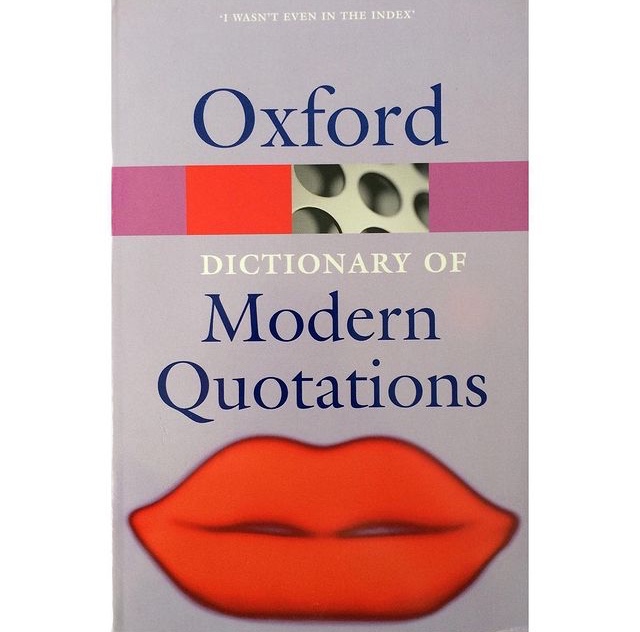 Oxford Dictionary of Modern Quotations