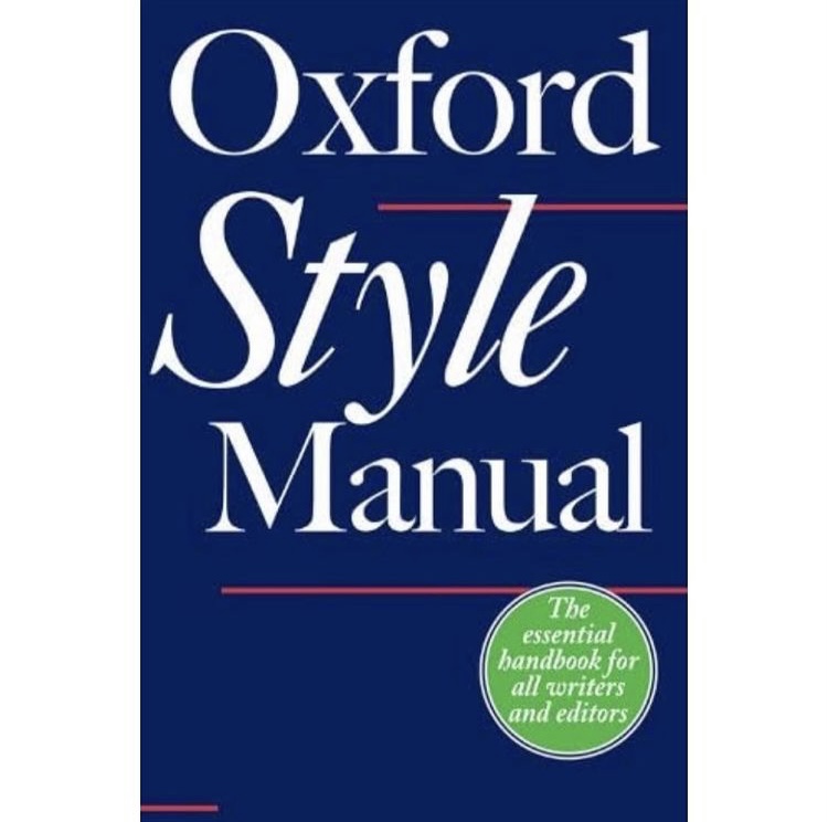 The Oxford Style Manual