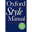  The Oxford Style Manual