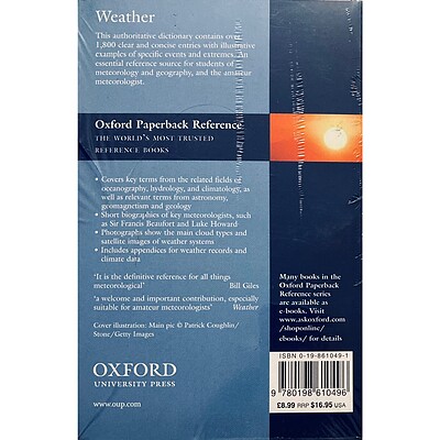 ‏A Dictionary of Weather