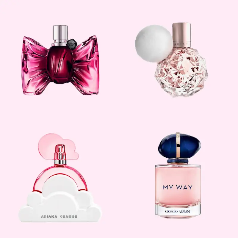پک عطر مای وی + آریانا گراند آری + بن بن + آریانا گراند کلود پینک | ۴ عطر در حجم ۲۰ میل