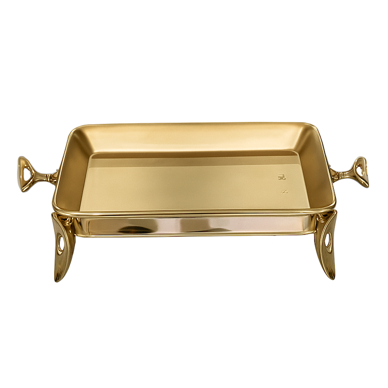 سوفله برنج خوری رزلند مدل قایقی طلایی