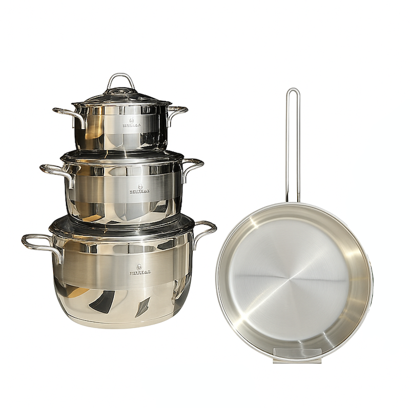 سرویس قابلمه استیل ۷ پارچه سوفرام مدل سافت