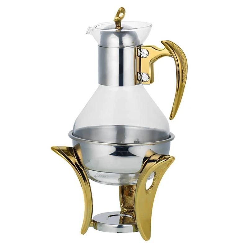 سوفله قهوه خوری رزلند مدل قایقی استیل طلایی