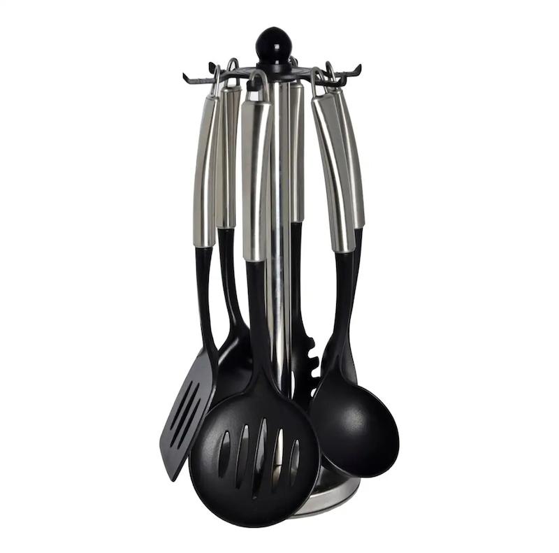 سرویس کفگیر و ملاقه ۶ پارچه یونیک با استند کد ۱۱۹۶