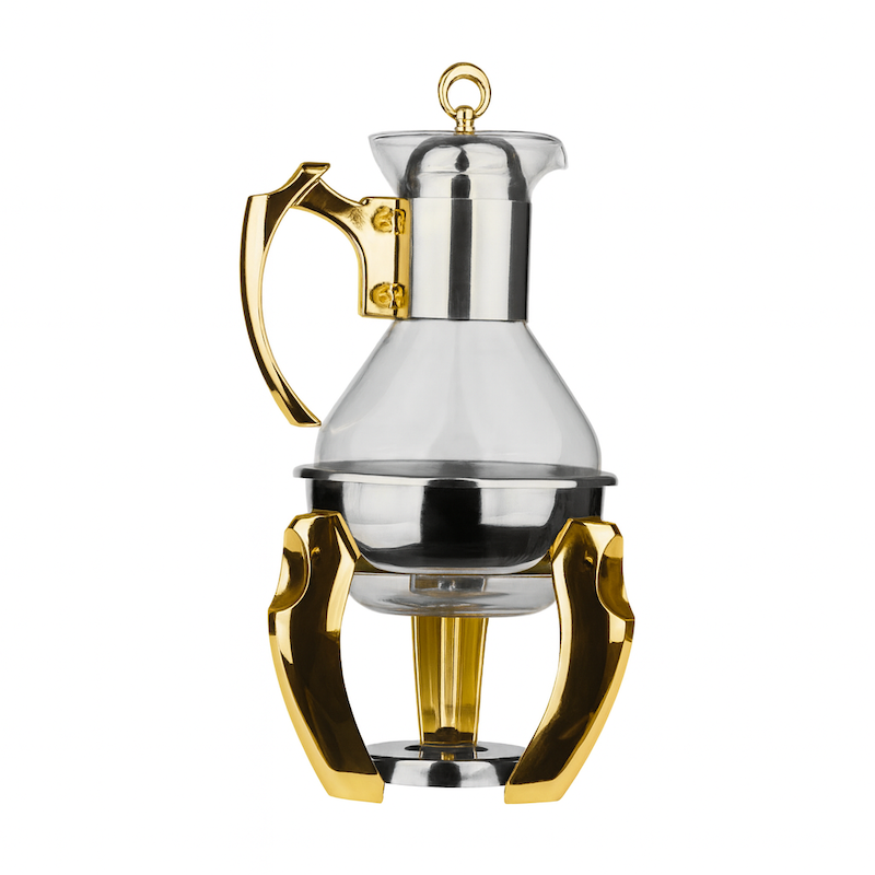 سوفله قهوه خوری رزلند مدل پافیلی استیل طلایی