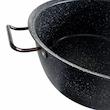 ماهیتابه چدن گرانیتی هاناتک سایز ۵۰ رنگ مشکی در سفید