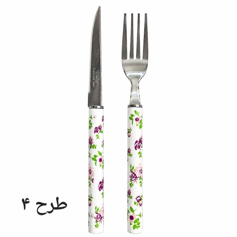 کارد و چنگال میوه وینکس ست ۱۲ تایی گل گلی ارسال رایگان
