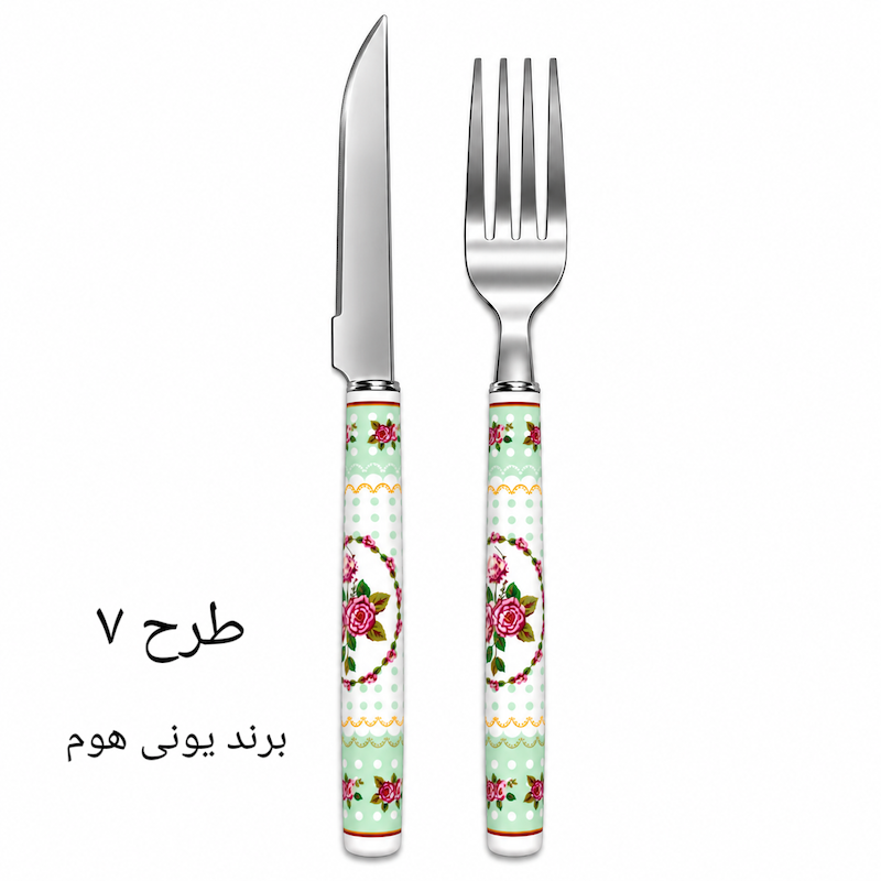 کارد و چنگال میوه وینکس ست ۱۲ تایی گل گلی ارسال رایگان