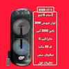 اسپیکر برند EVER مدل 1111 با دو ساب 8 اینچ باتری 3000 آمپر گارانتی اصالت و سلامت فیزیکی(تصاویر اختصاصی)