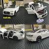 ماکت فلزی ماشین آئودی NEW AUDI A6L سایز 1/24 سقف شیشه ای رنگ سفید گارانتی سلامت فیزیکی (تصاویر اختصاصی)  