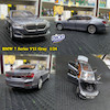 ماکت فلزی ماشین بی ام و BMW 7 Series سری 7 رنگ خاکستری روشن سایز 1/24 درب باک باز میشه (تصاویر اختصاصی) 