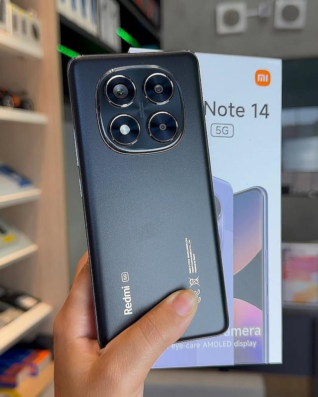 گوشی شیائومی Redmi Note 14 Pro 5G رم 12 حافظه 512 گارانتی 18 ماهه + کد فعالسازی پک و رام گلوبال 