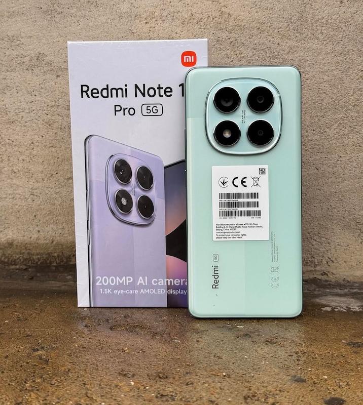 گوشی شیائومی Redmi Note 14 Pro 5G رم 12 حافظه 512 گارانتی 18 ماهه + کد فعالسازی پک و رام گلوبال 