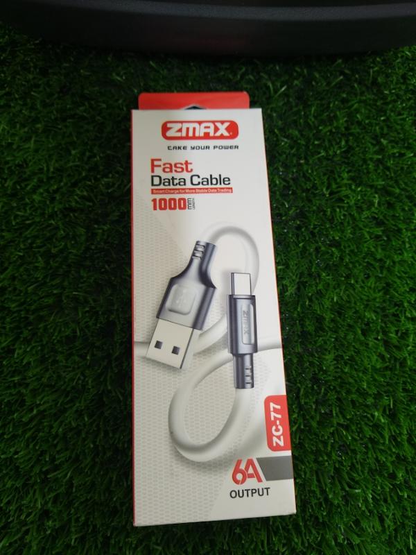 کابل ZMAX مدل ZC77 تایپ Cخروجی 6A ضخیم با کیفیت عالی 