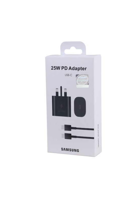 آداپتور 25 وات سامسونگ همراه با کابل درجه 1 گارانتی سلامت فیزیکی 