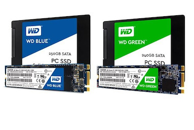 رنگ سبز و آبی هارد SSD وسترن دیجیتال چه تفاوتی دارد؟