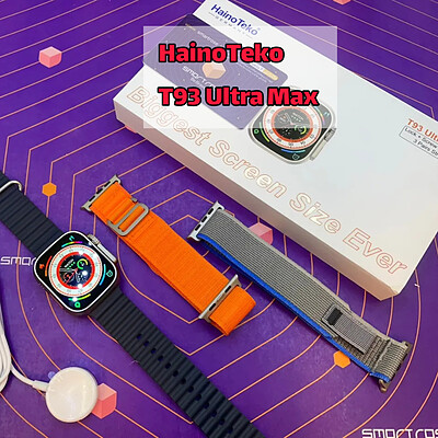 ساعت هوشمند جدید HainoTeko مدل T93 Ultra Max گارانتی اصالت و سلامت فیزیکی 
