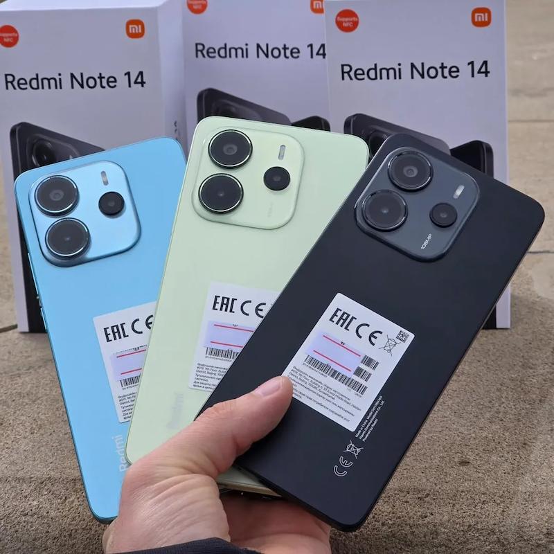 گوشی شیائومی Redmi Note 14  رم 8 حافظه 256 گیگابایت گارانتی 18 ماهه + کد فعالسازی گلوبال 