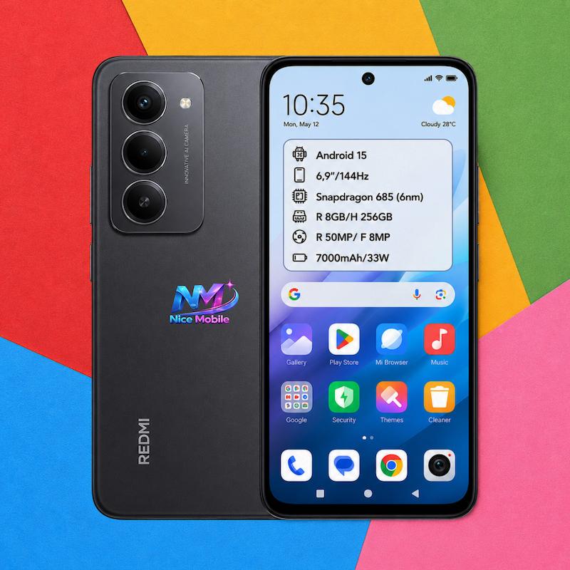 گوشی شیائومی  ردمی 15 Xiaomi Redmi 15 4G رم 8 حافظه 256 گارانتی 18 ماهه شرکتی + کد فعالسازی 