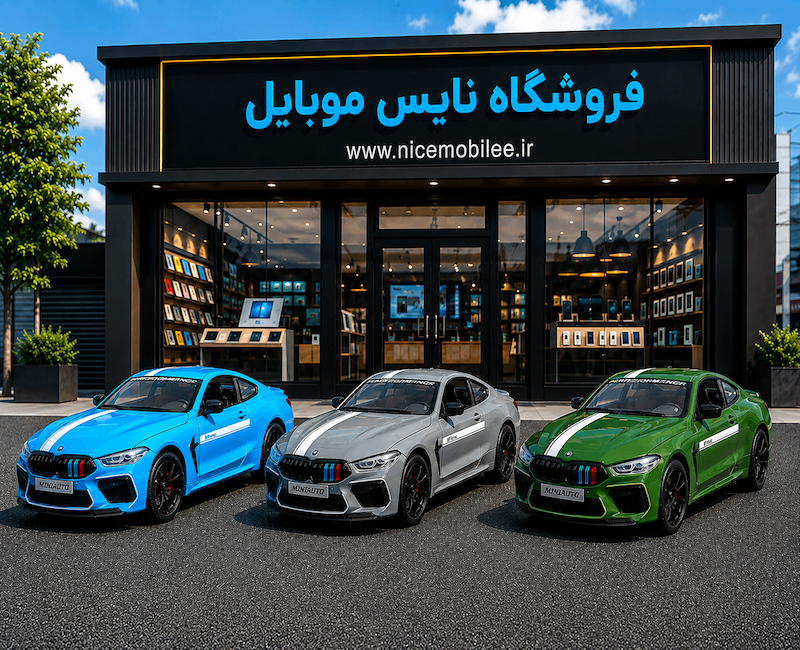 ماکت فلزی ماشین بی ام و BMW M8 Competition کوپه دو در سایز 1/24 رنگ جذاب سبز متالیک فول بازشو(تصاویر اختصاصی)  