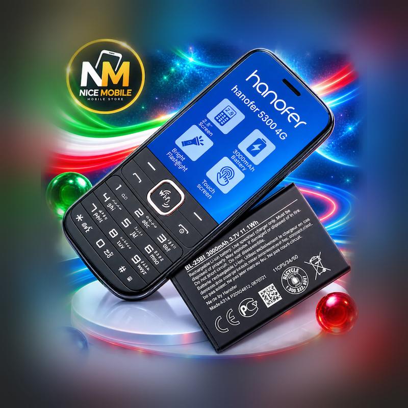 گوشی اندروید،ساده لمسی،هانوفر 5300 4G