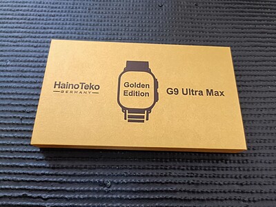 ساعت هوشمند G9 Ultra Max برند HainoTeko  رنگ طلایی خاص با گارانتی اصالت و سلامت فیزیکی 