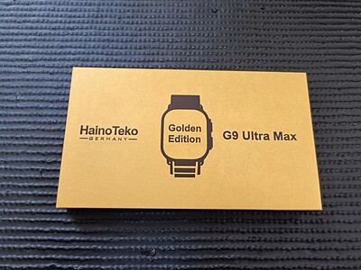 ساعت هوشمند G9 Ultra Max برند HainoTeko  رنگ طلایی خاص با گارانتی اصالت و سلامت فیزیکی 