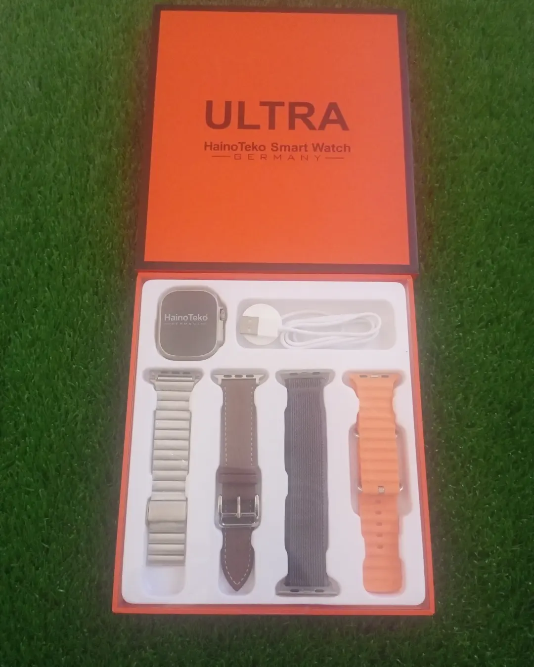 ساعت هوشمند جدید T94 Ultra Max  برند HainoTeko با چهار بند و با گارانتی اصالت و سلامت فیزیکی 