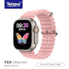 ساعت هوشمند Telzeal TC8 Ultra Mini  سایز 41 ضامن بند و پیچ پشت گارانتی اصالت 
