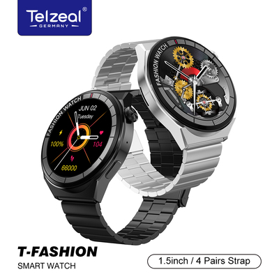ساعت هوشمند صفحه گرد Telzeal T-FASHION اورجینال با گارانتی اصالت 