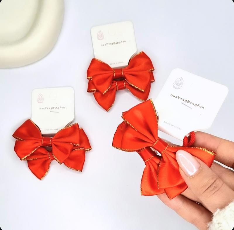 کش مو پاپیون قرمز