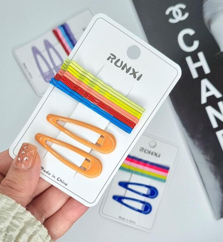 پک تق‌تقی + سنجاق مو رنگی