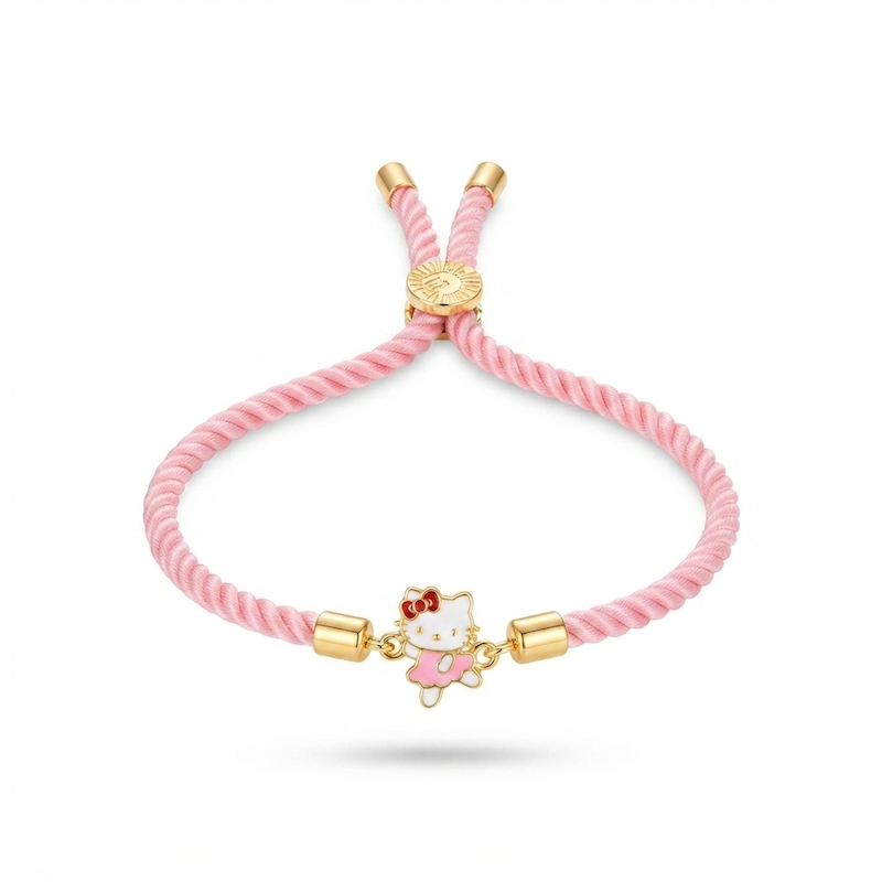 دستبند طلا بچگانه هلو کیتی