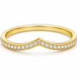 انگشتر طلا مینیمال V shape