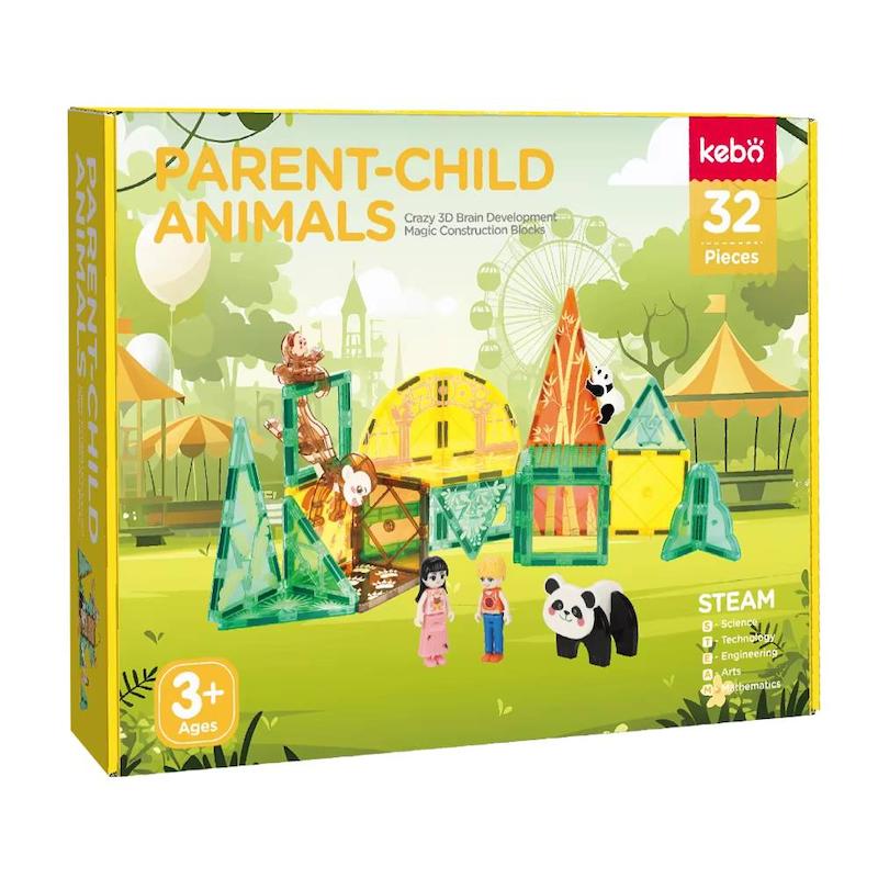 مگنت حیوانات مدل Parent child animals