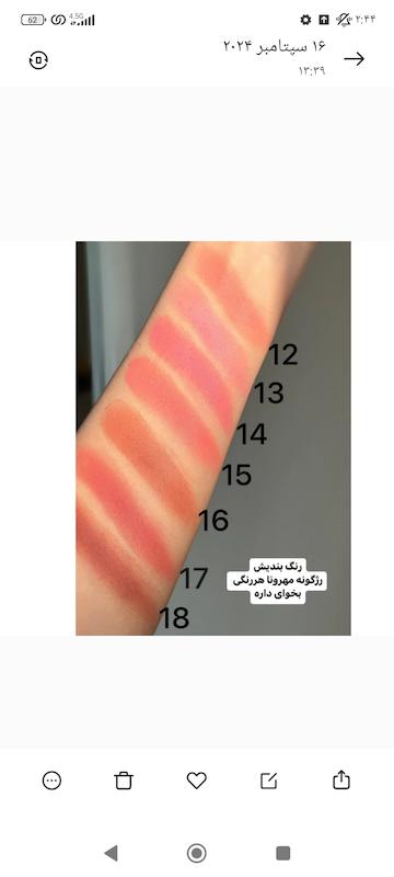 رژگونه پودری مهرونا