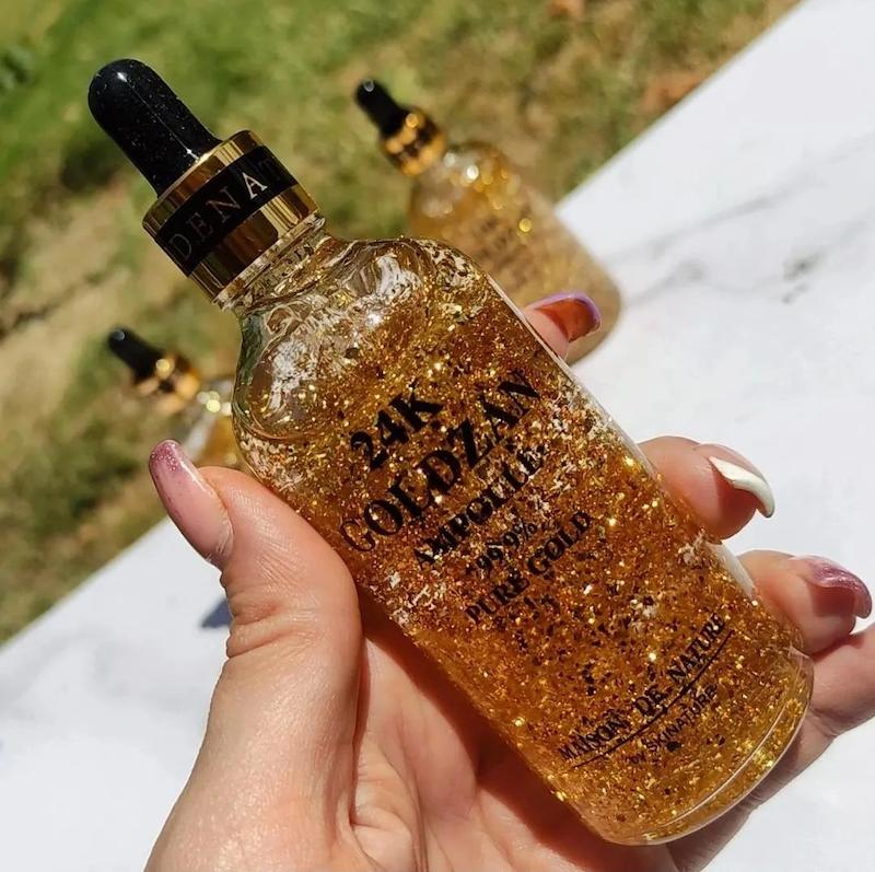 سرم اورجینال طلای ۲۴ کا گلدزن 
