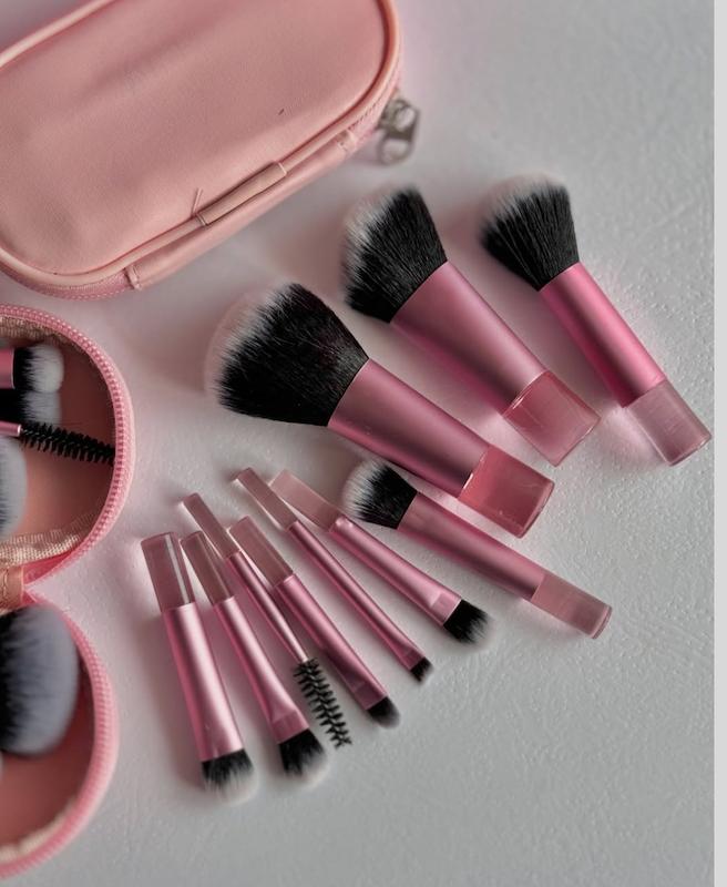ست براش ۱۰ تیکه طرح شین+کیف مخصوص