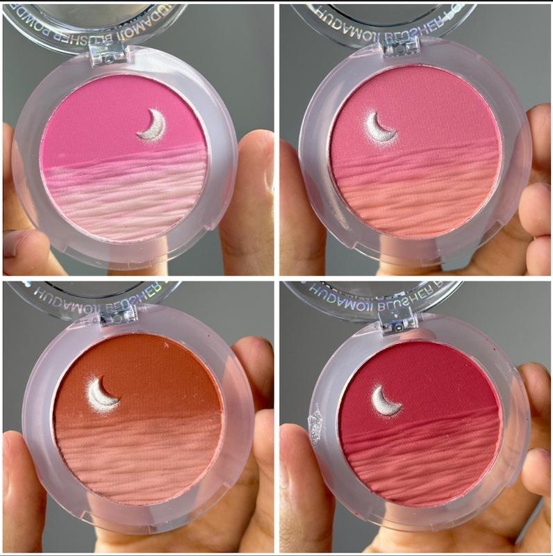 رژگونه دو رنگ هایلایتردار ماه🌙