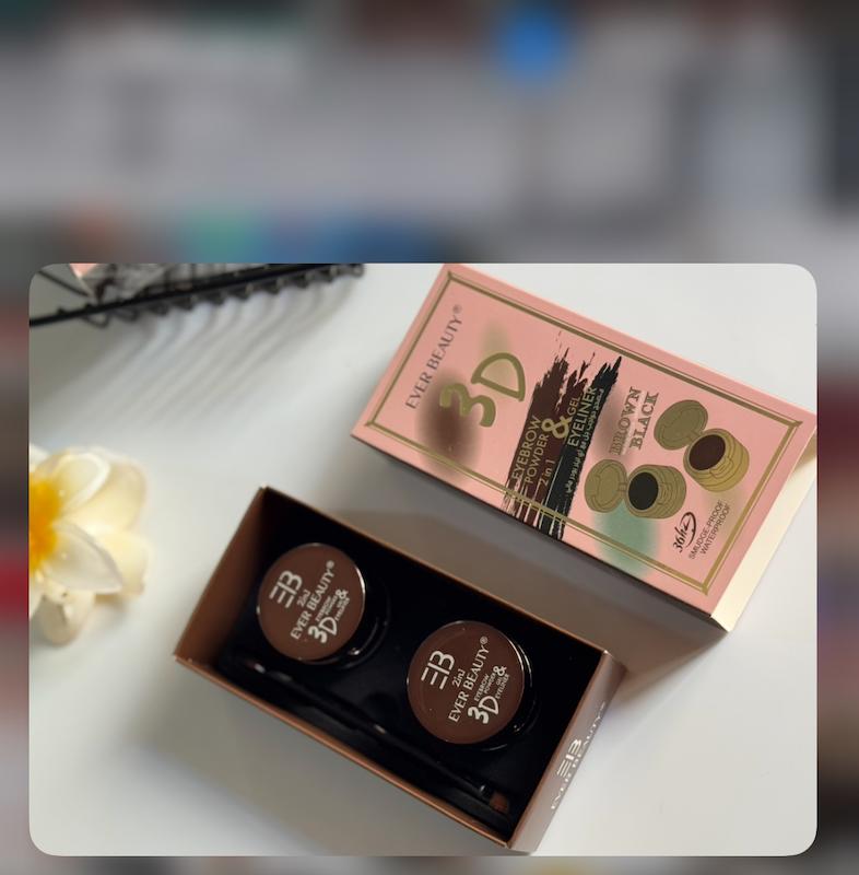 پک‌خط چشم ژله ای کاسه ای و‌سایه ابرو چهارکاره 