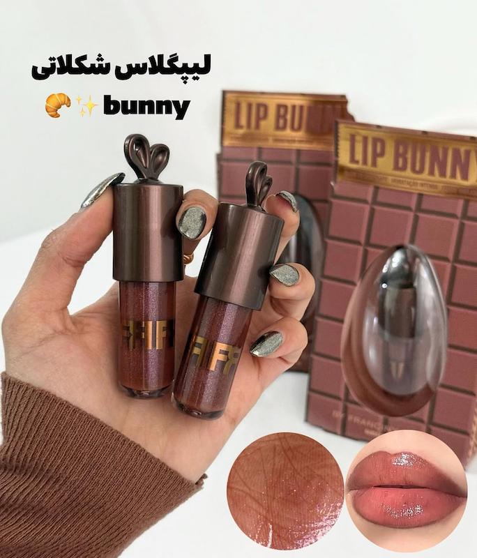 لیپ‌گلاس شاین شکلاتی +خط لب مدادی فلورمار 